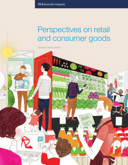 Perspectives on retail and consumer goods