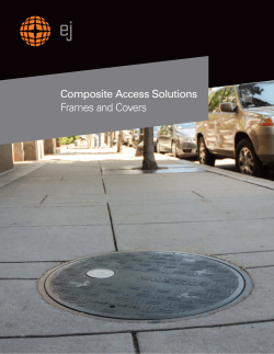 Composite Access Solutions Frames and Covers