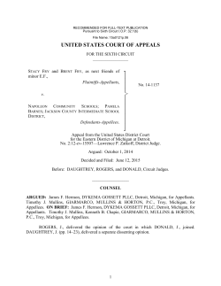 Fry v. Napoleon Cmty. Sch.