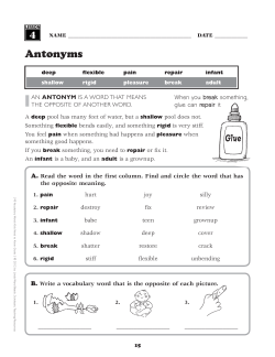 Antonyms - Scholastic
