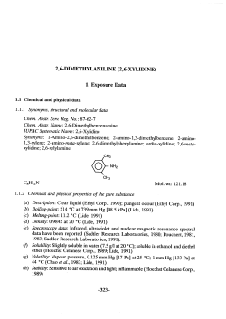 2,6-Xylidine - IARC Monographs on the Evaluation of Carcinogenic
