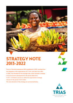 strategy note 2013-2022