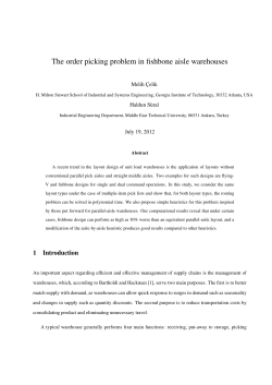 The order picking problem in fishbone aisle warehouses