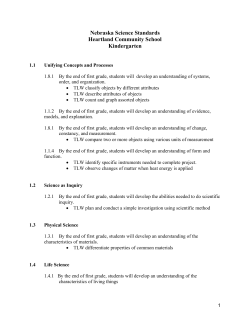 Nebraska Science Standards