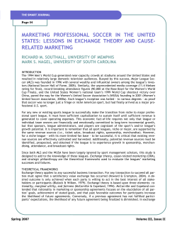 marketing professional soccer in the united states