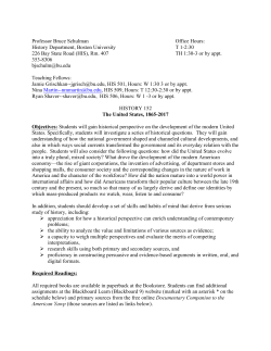 HI 152 - Boston University