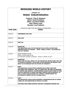 BRIDGING WORLD HISTORY Global Industrialization