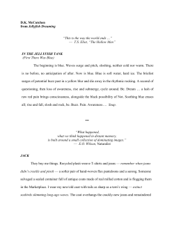 D.K. McCutchen from Jellyfish Dreaming &ldquo;This is the way the world