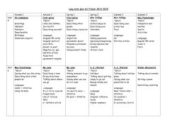Long term plan for French Sept 2014