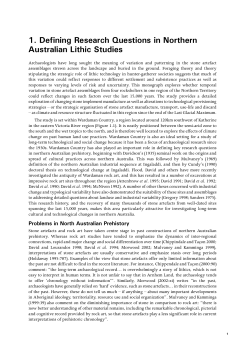 Lithics in the Land of the Lightning Brothers - ANU Press