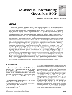 Advances in Understanding Clouds from ISCCP