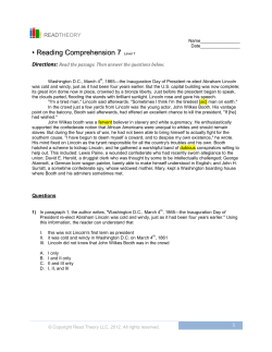 Reading Comprehension 7