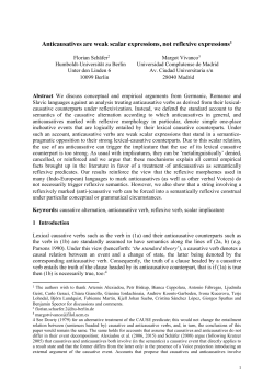 Anticausatives are weak scalar expressions, not reflexive