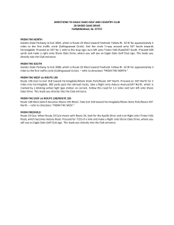 DIRECTIONS TO EAGLE OAKS GOLF AND COUNTRY CLUB 20