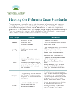 Meeting the Nebraska State Standards