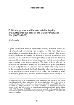 Political agendas and the contestable legality of privateering: the