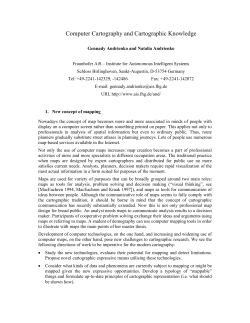 Computer Cartography and Cartographic