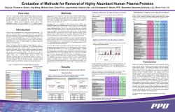 Evaluation of Methods for Removal of Highly - Sigma