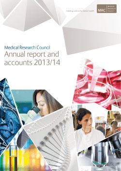 Annual report and accounts 2013/14