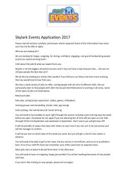 Read More - Skylark Events