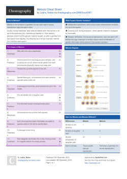 1 Page - Cheatography.com