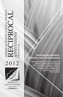 American Horticultural Society Reciprocal