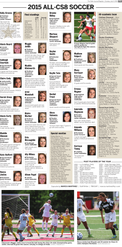 2015 all-cs8 soccer 2015 all-cs8 soccer - The State Journal