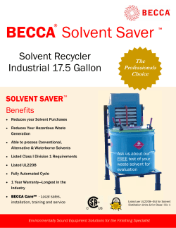 Industrial 17.5 Gallon Solvent Recyclers