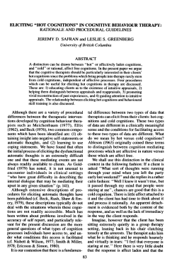 ELICITING "HOT COGNITIONS"