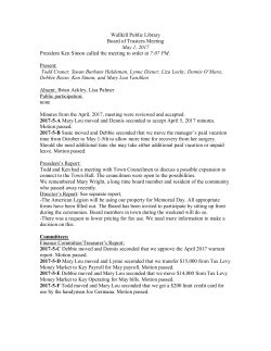 Draft - Wallkill Public Library