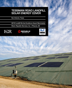32733 Tessman Road Landfill Solar Energy Cover_cover