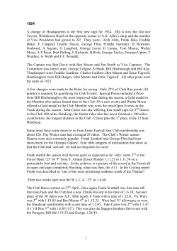 1924 - Norwood Paragon