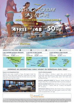 experience an unforgettable family holiday on norwegian jewel today