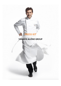 Modern cuisine - Yannick Alleno