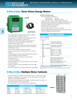 E-Mon D-Mon Three Phase Energy Meters E-Mon D