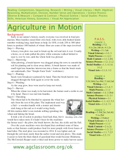 Agriculture in Motion