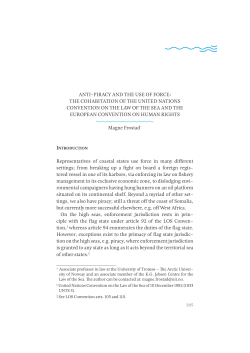 anti-piracy and the use of force: the cohabitation of the united