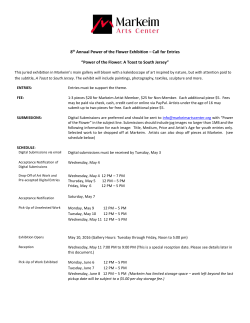 8th Annual Power of the Flower Exhibition