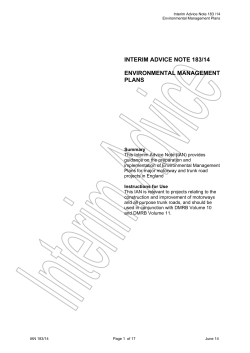 IAN 183/14 - Standards for Highways
