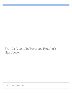 Florida Alcoholic Beverage Retailer`s