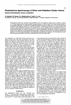 Photoelectron spectroscopy of silver and