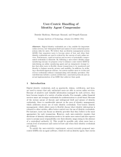 User-Centric Handling of Identity Agent Compromise