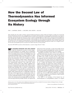 How the Second Law of Thermodynamics Has