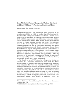 John Mitchel`s The Last Conquest of Ireland