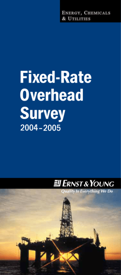 Fixed-Rate Overhead Survey