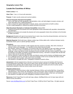 Locate the Countries of Africa