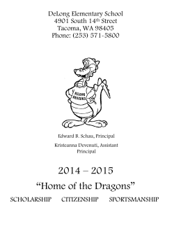 2014 &ndash; 2015 &ldquo;Home of the Dragons&rdquo;