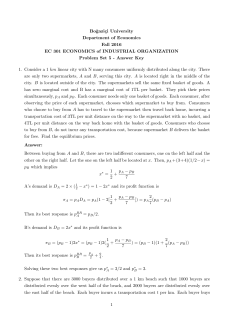 Solutions - Department Of Economics