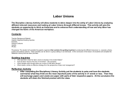 Labor Unions