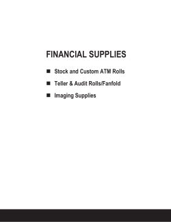 Financial Catalog - Paper Systems Inc.